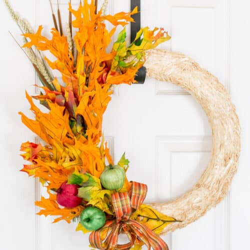 Fall Apple Leaf Wreath