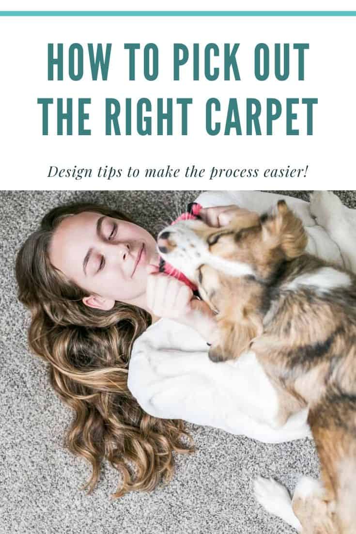 How to Pick Out the Right Carpet for your home... tips to make the selection process easier.