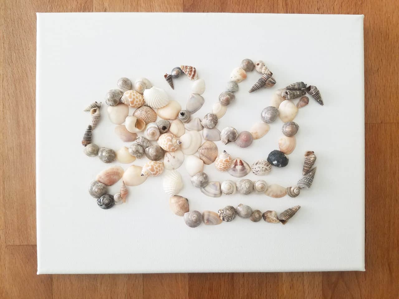 Seashell Octopus Art