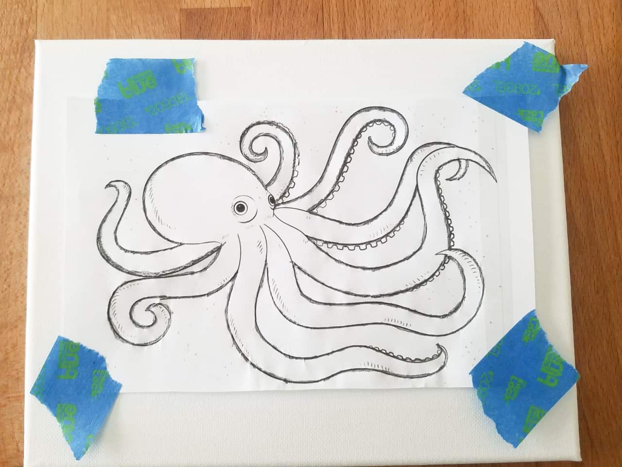 Octopus Drawing