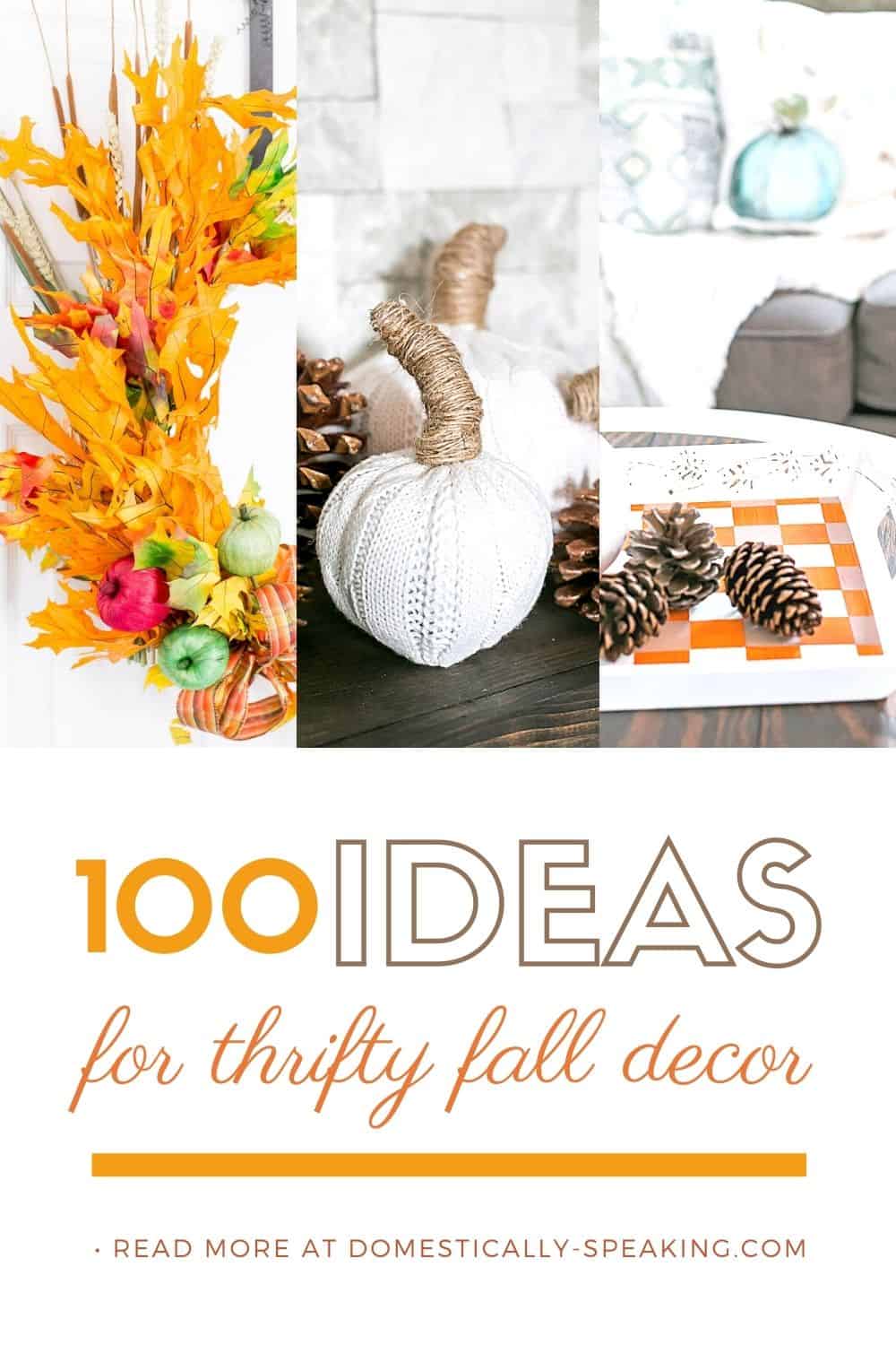 100+ Thrifty Fall Decor Ideas