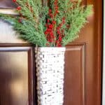 Farmhouse Front Door Christmas Basket