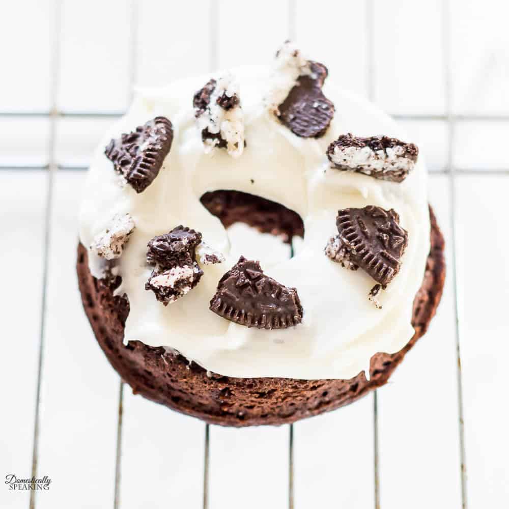 Oreo Chocolate Baked Donuts