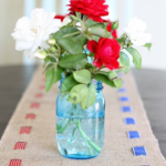 patriotic burlap runner