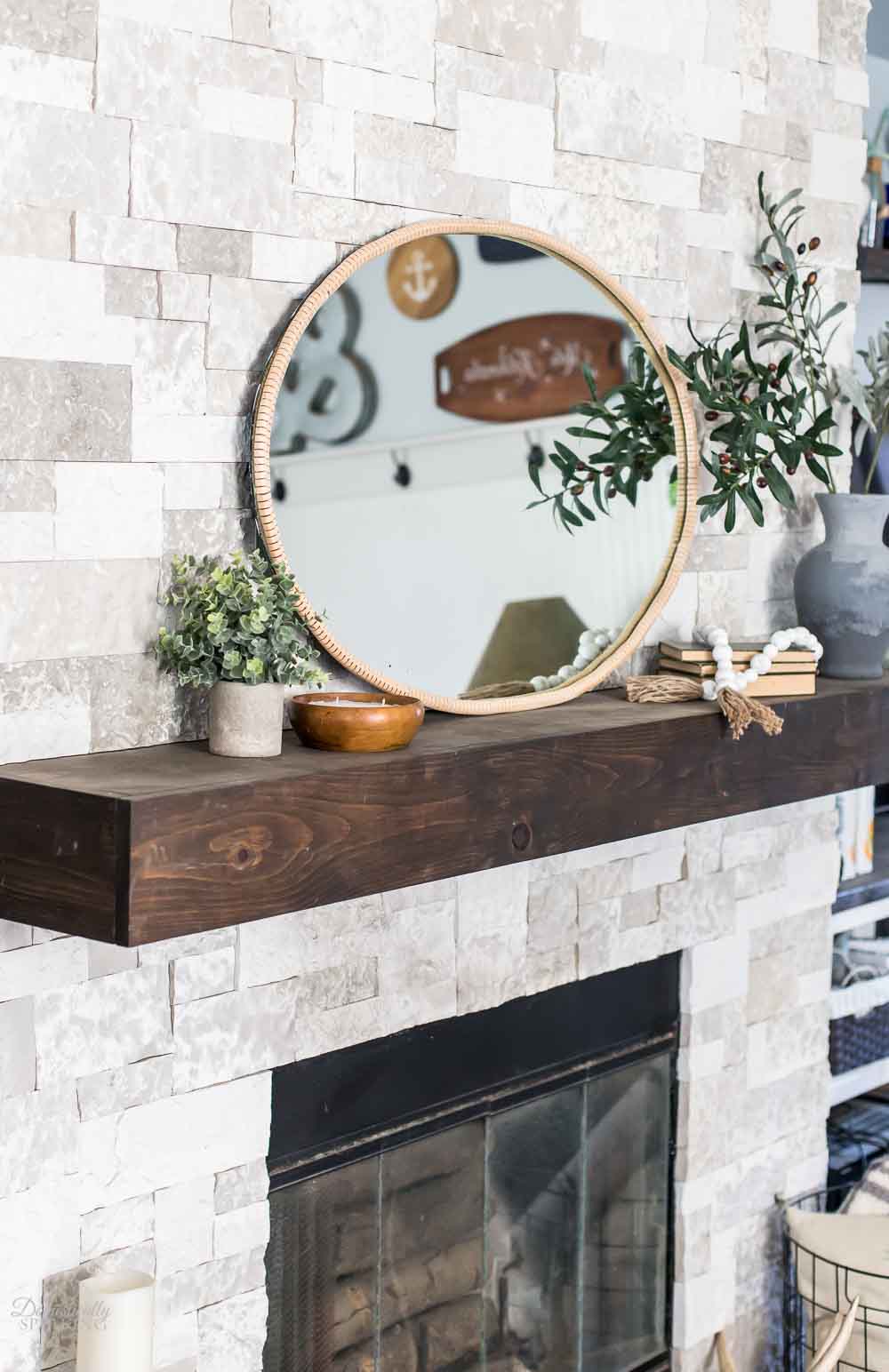 DIY Oval Mirror Frame