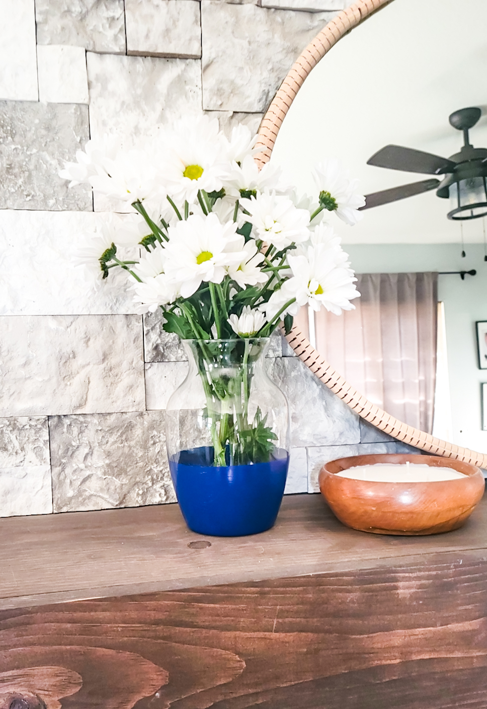 DIY Color Block Vase