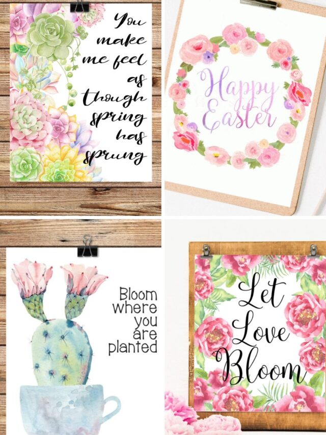 Spring Photo Printables Free Spring Printables - Domestically Speaking