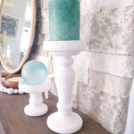 diy plaster candle holders project