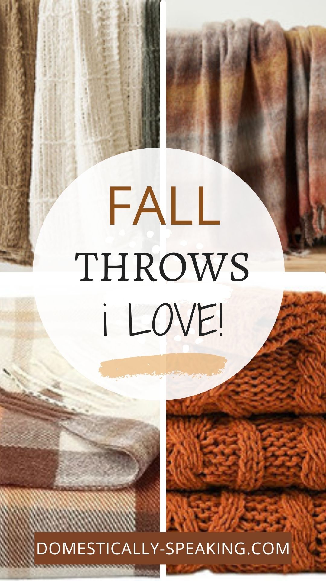 fall throws I love