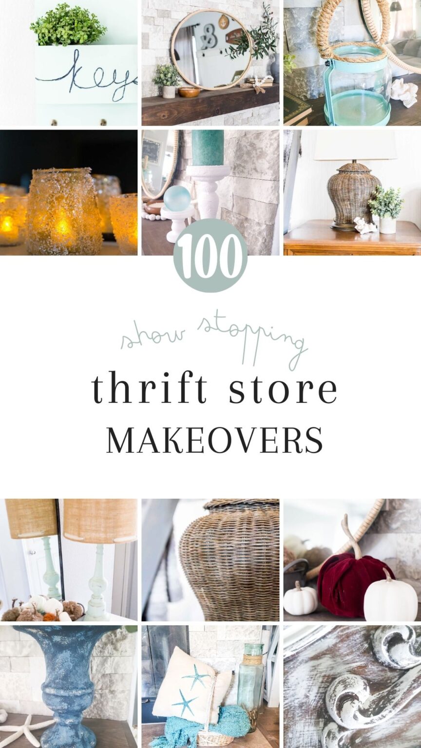 Over 100 Unique Thrift Store Projects - Domestically Designed