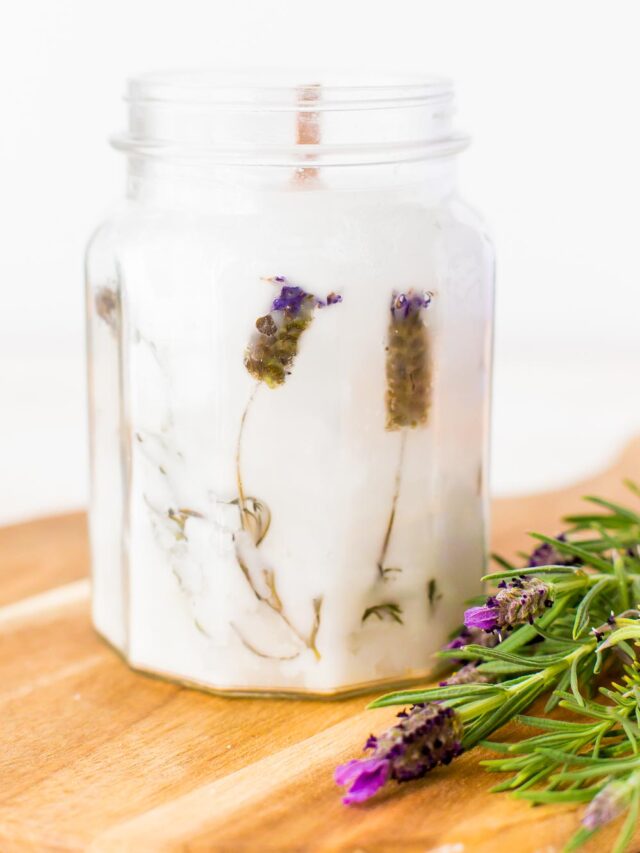 DIY Candle for Mothers Day