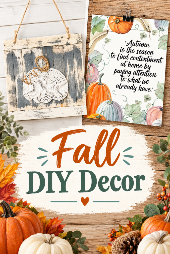 Fall DIY Decor